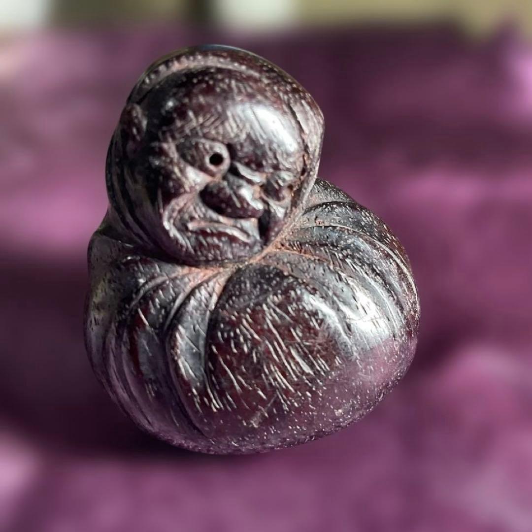 根付 木彫り 古道具 在銘 時代 骨董 | 激安通販のイーサプライ