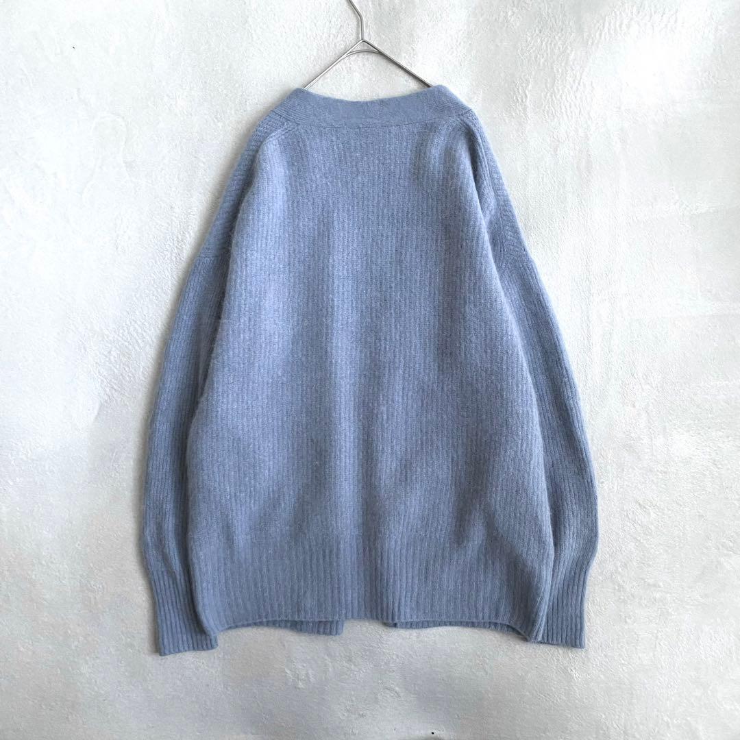 美品✨】Whim Gazette ラクーン100% furニット畦カーディガン - メルカリ