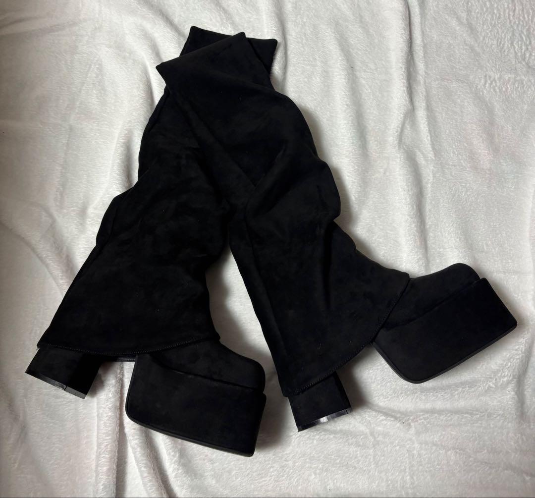 m*s様 ルーズフレアカバーフィットブーツ EMODA ルーズフレアカバーフィットブーツ – CROCHU