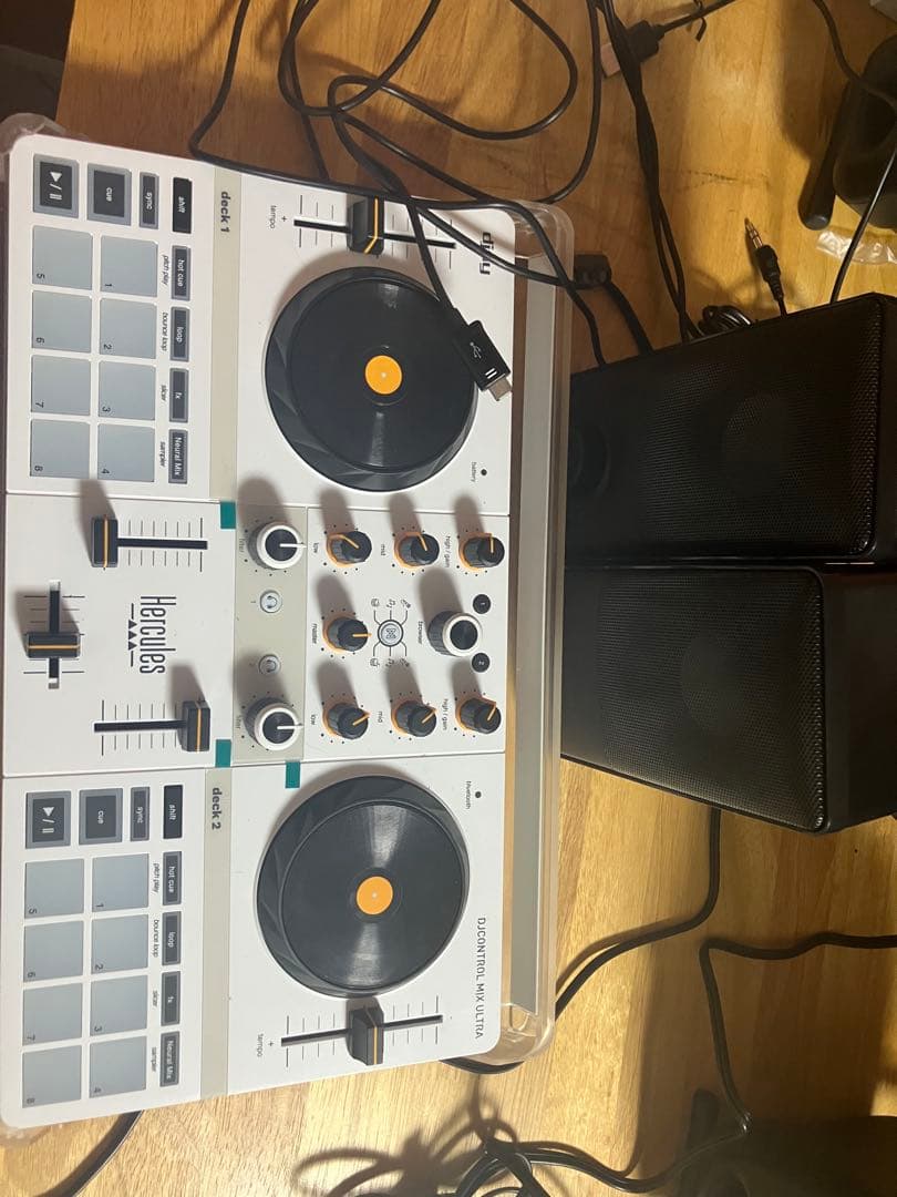 hercules djcontrol mix ultra ⭐︎スピーカー付き DJCONTROL MIX ULTRA