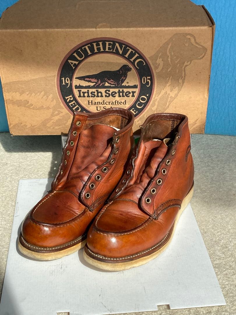箱付 犬刻印 97年レッドウィング 875アイリッシュセッター 8E - メルカリ