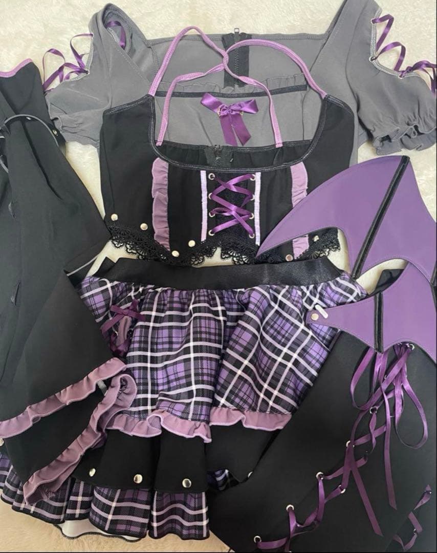 Malymoon/マリームーン】ガーリーウインクハーネスロックデビル