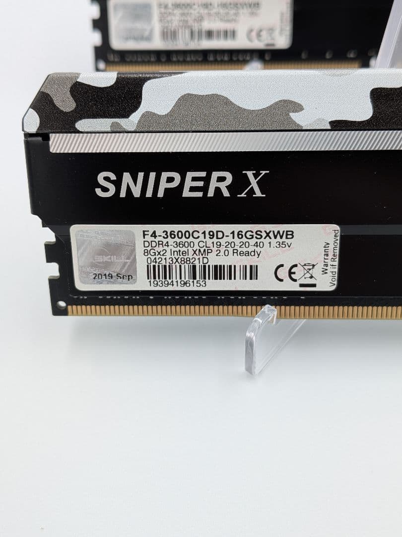 G.SKILL SNIPER X DDR4-3600 16GB(8GB×2) - メルカリ