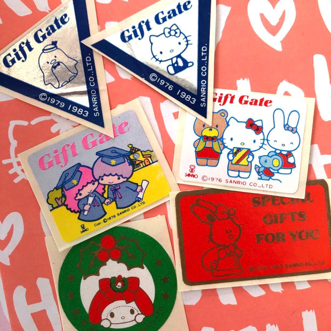 サンリオレトロ プレミアムシール6枚セット 非売品 '76'83 昭和