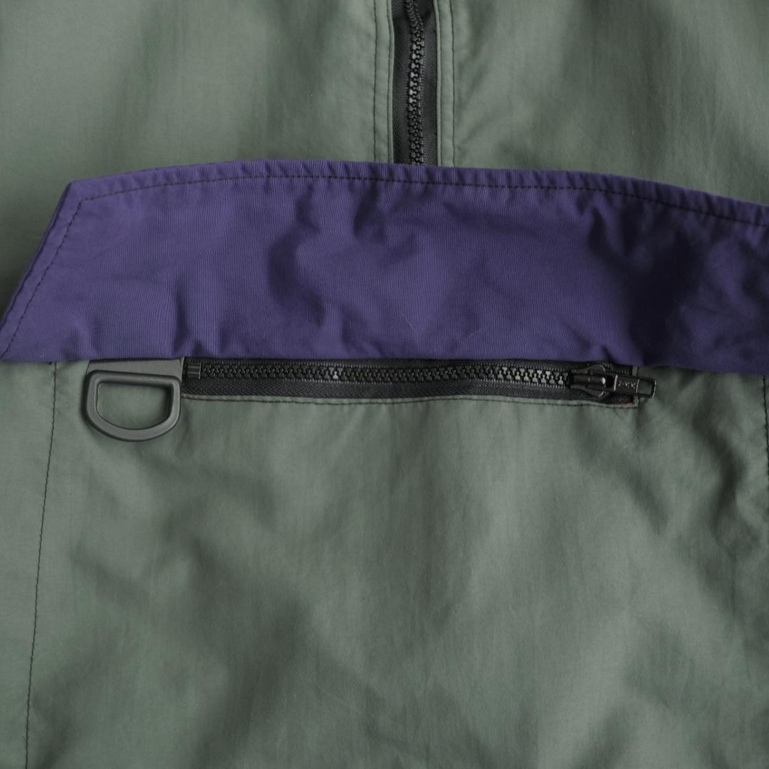 twist USA製 ナイロンアノラックパーカー オリーブ L - メルカリ