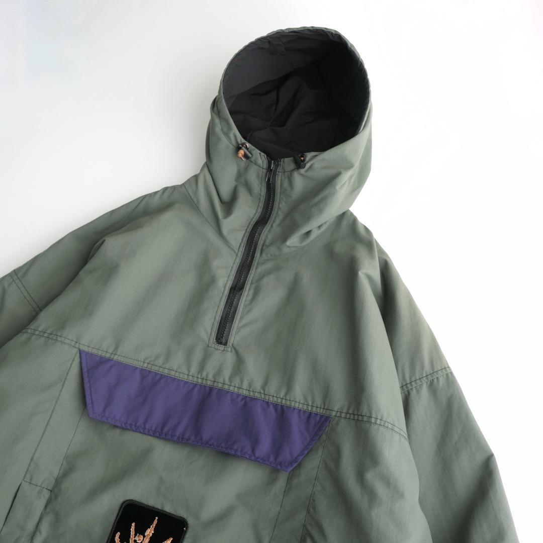 twist USA製 ナイロンアノラックパーカー オリーブ L - メルカリ