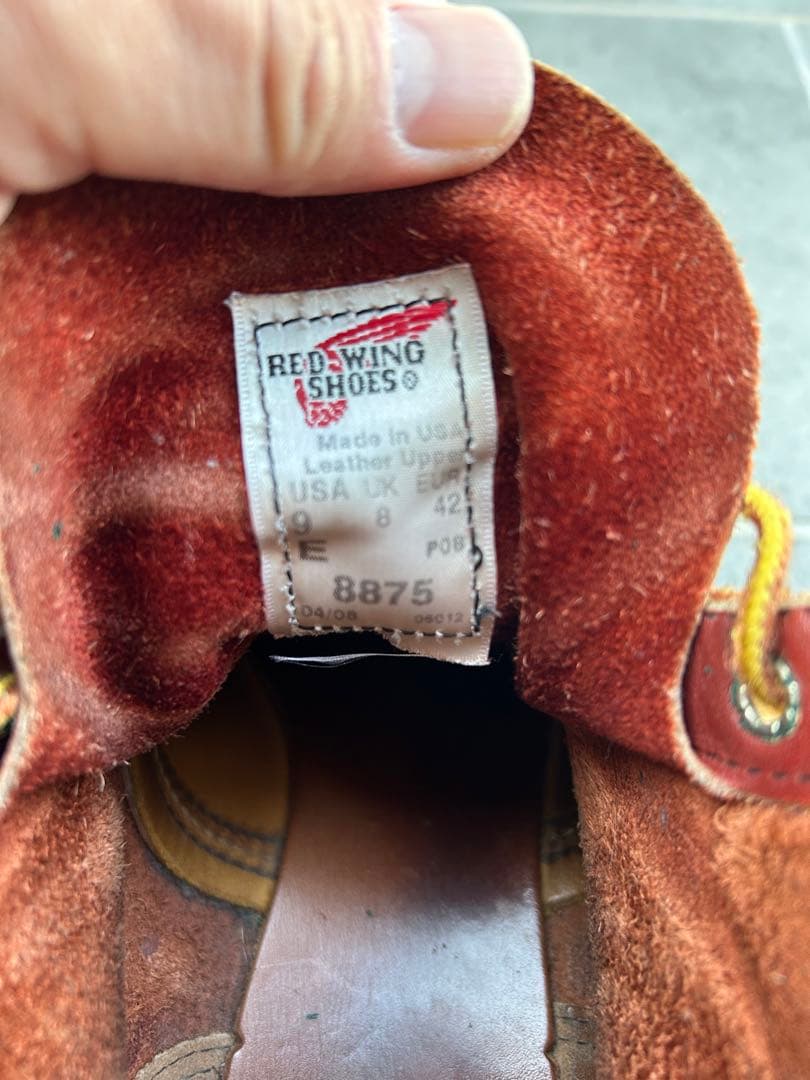 レッドウィング　8875 アイリッシュセッター　27.5cm(USA 9)