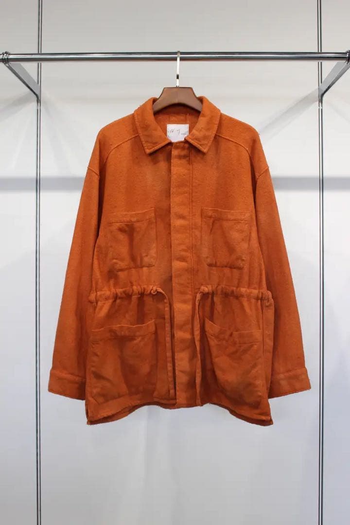 トップス ANCELLM PILLING SHIRT JACKET TERRACOTTA ANCELLM - PILLING SHIRT JACKET | BROWN | ジャケット | NapsNote