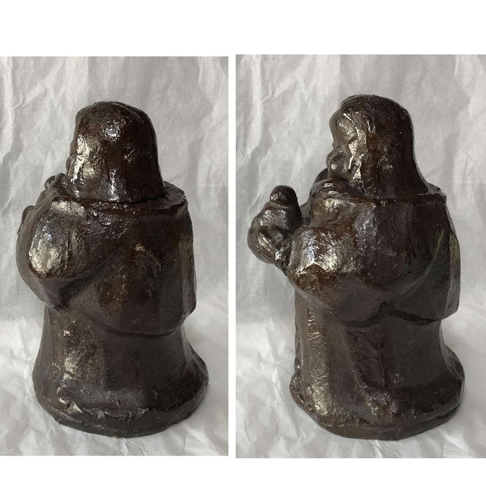 e2075 お福人形 鵤幸右衛門 東福寺 人形屋 幸右衛門 お多福 お