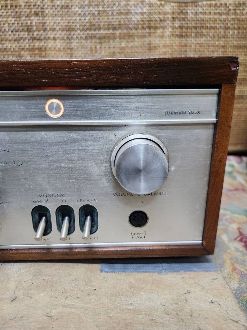 奇跡極上超美品！フルレストア！LUXMANプリメインアンプSQ-505X - メルカリ