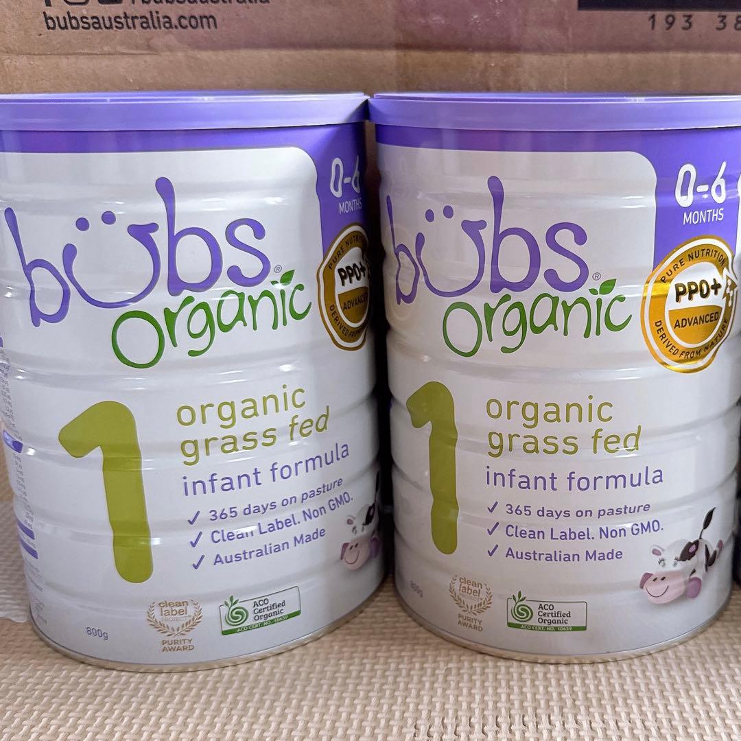 bubs organic 粉ミルク 0-6ヶ月用 2缶セット bubs organic 粉ミルク 0-6ヶ月 2缶セット Bubs バブズ オーガニック