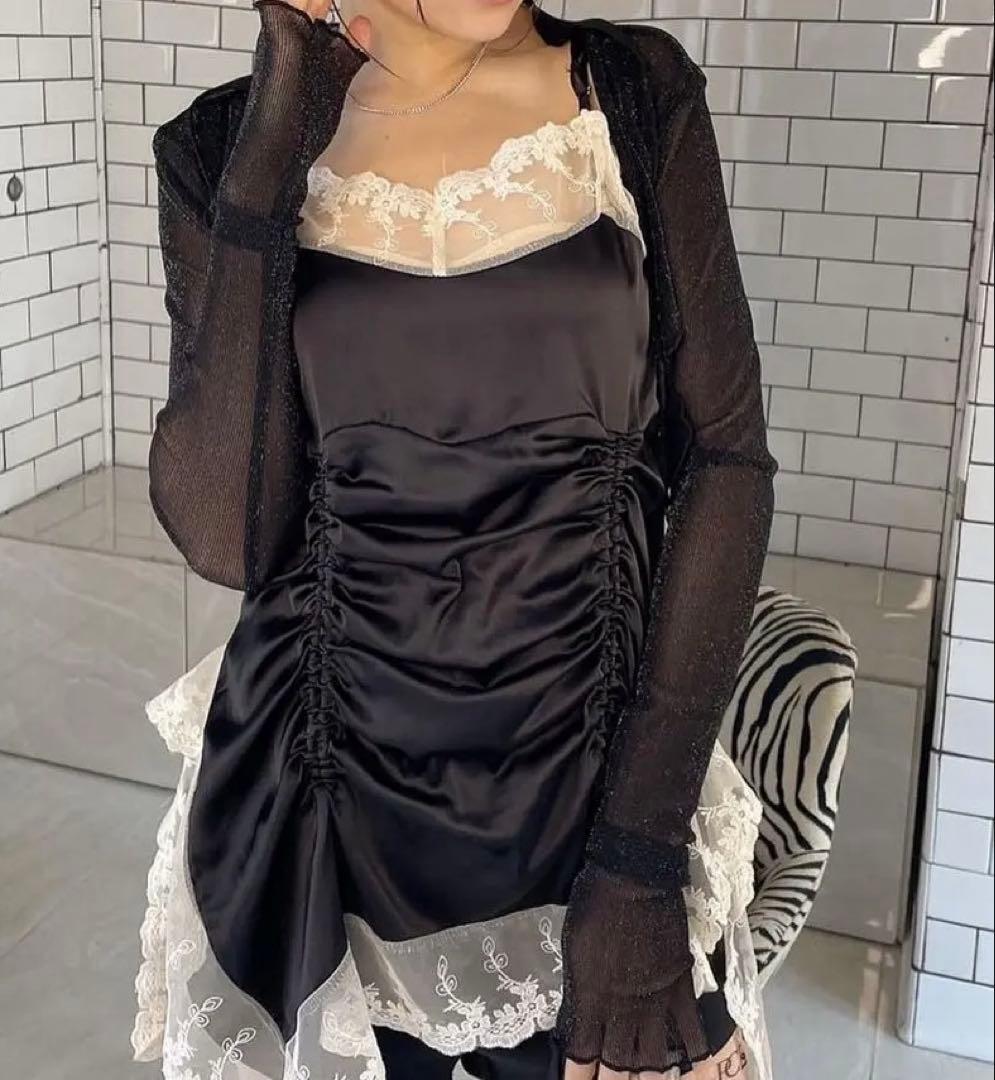 ペリキュール PELLICULE satin gather mini op - メルカリ