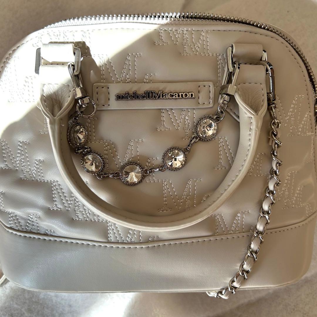 michellMacaron キラキラビジューバッグの通販はau PAY マーケット
