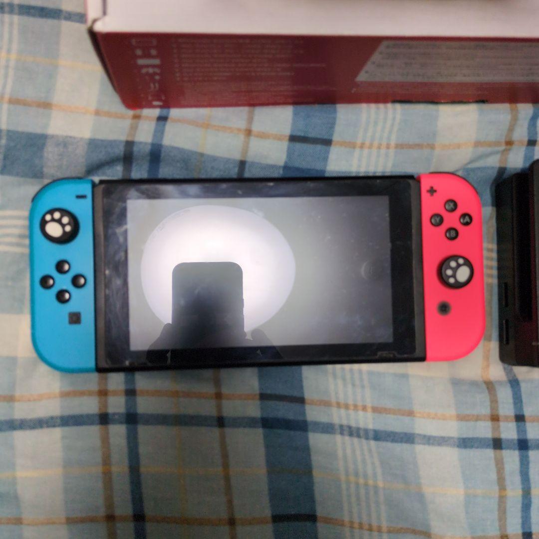 Nintendo Switch ブルー/レッド 本体 ACアダプター無し - メルカリ