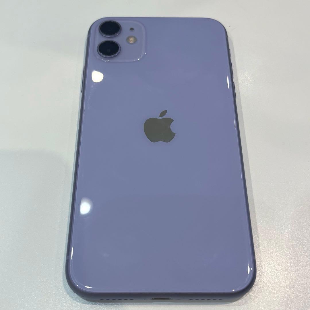 iPhone11 Apple 本体 パープル SIMフリー 64GB 美品 - メルカリ