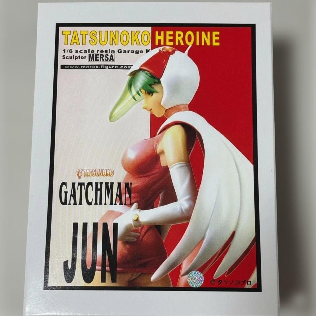 556☆科学忍者隊ガッチャマン 白鳥のジュン 1/6 ガレージキット 完成品