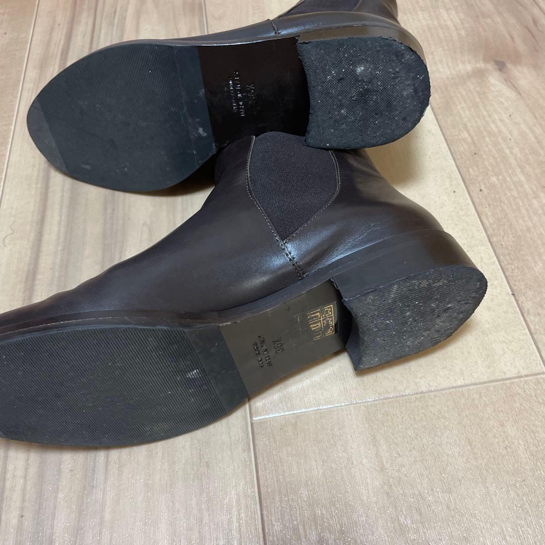 銀座かねまつ サイドゴアショートブーツ - メルカリ