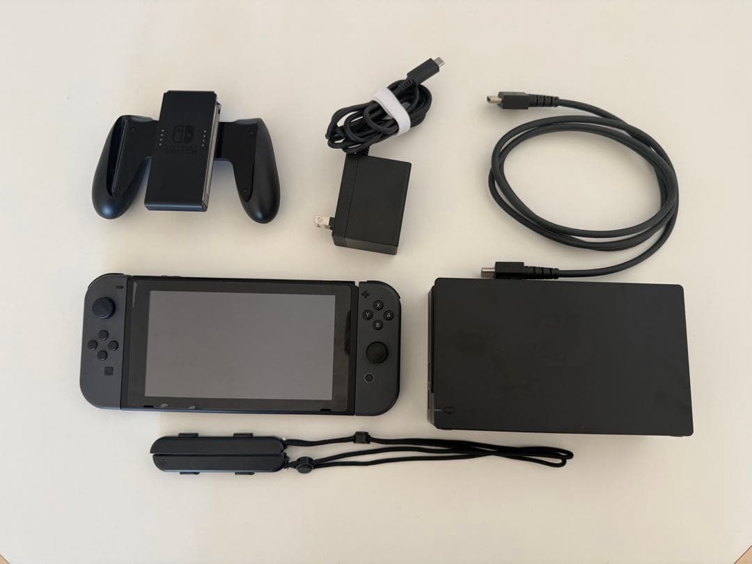 Nintendo Switch 本体 セット　グレー 美品 Nintendo Switch グレー 本体セット - メルカリ