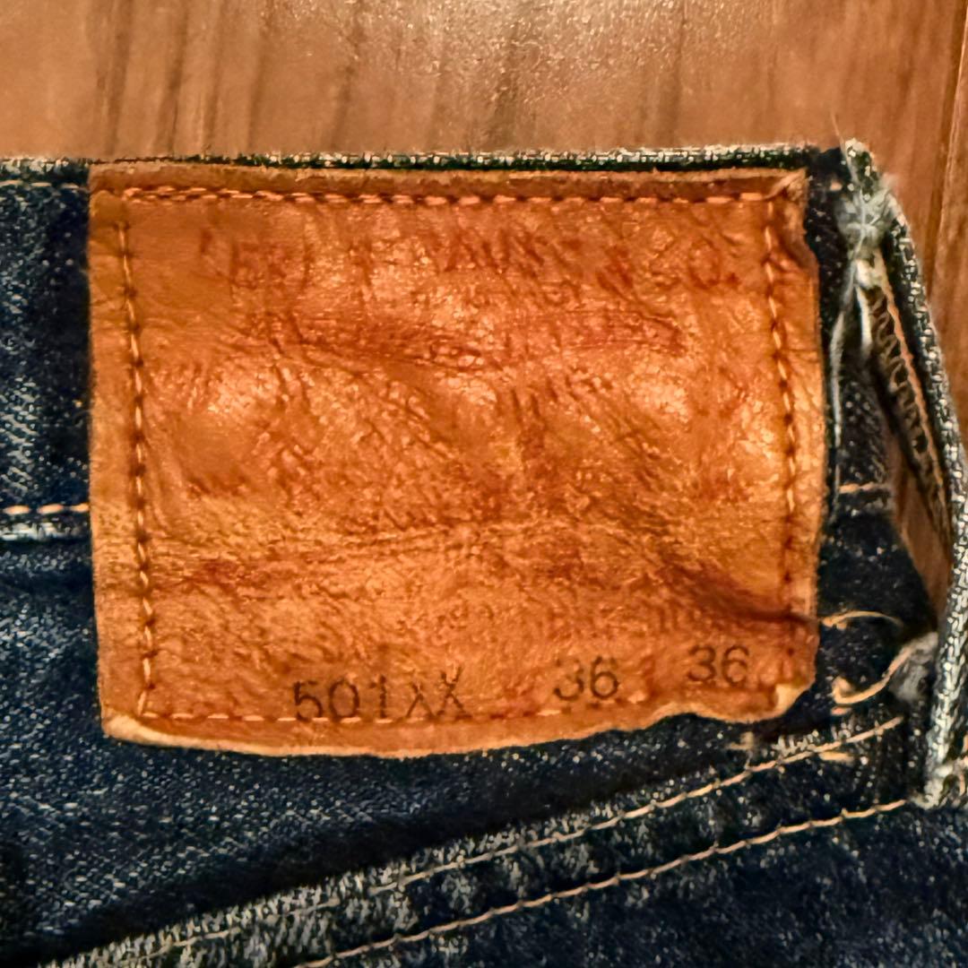 雰囲気最高!LEVI'S 501XX LVC1947 W36【鬼ヒゲ！ハチノス】 - メルカリ