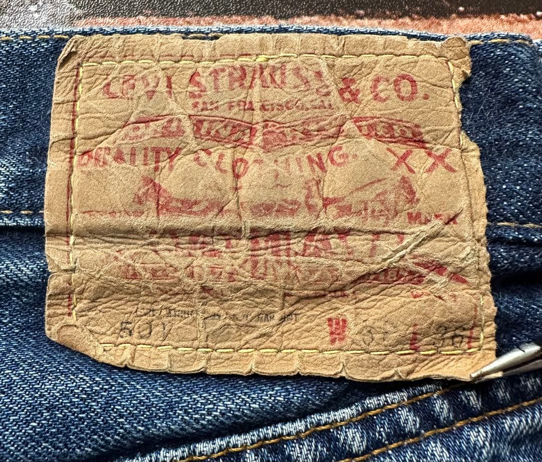 Levi's 501 BIGE後期 W88cm オリジナル 本物 - メルカリ