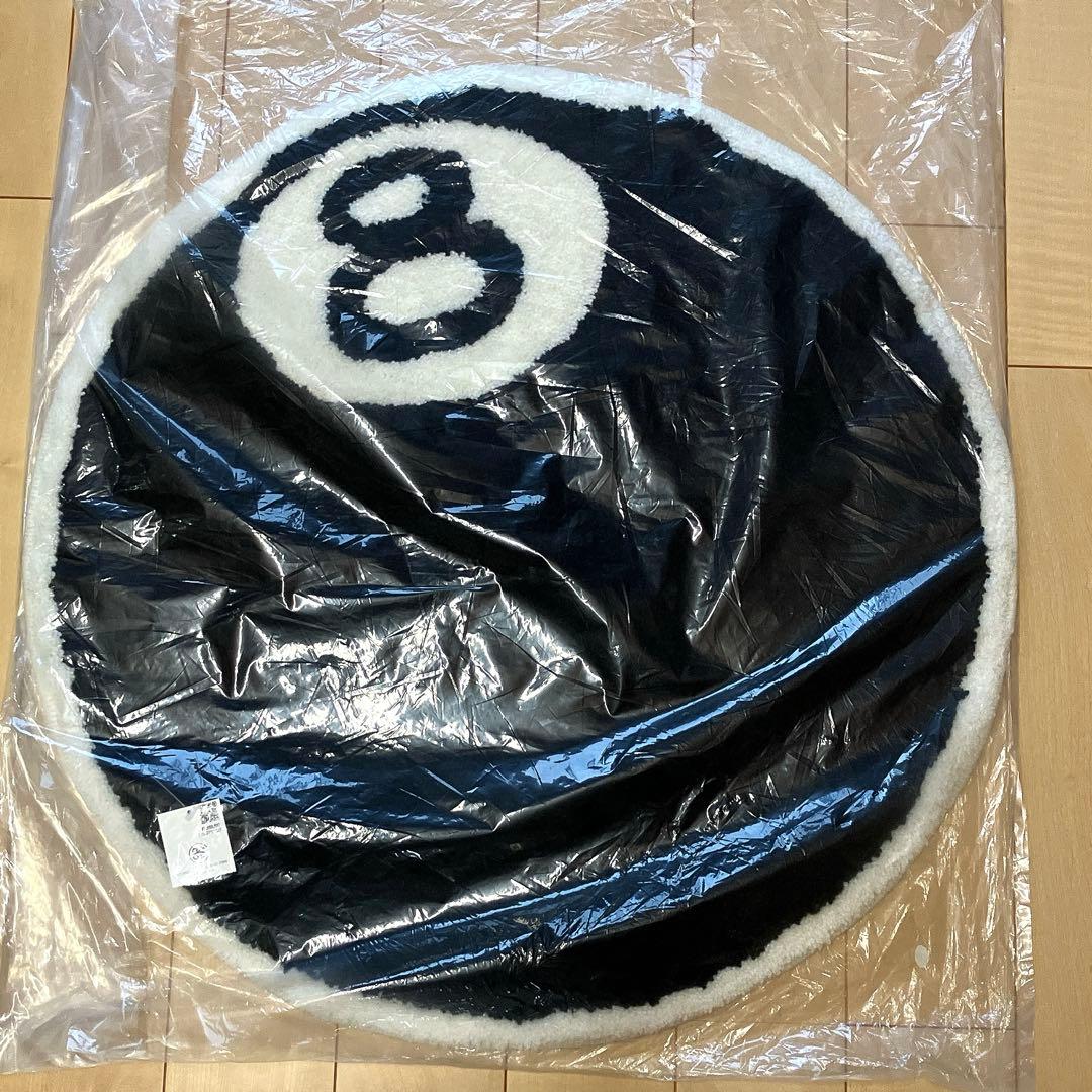 【超限定品】STUSSY×SECOND LAB. 8BALL RAG MAT ☆送料・関税込☆Stussy☆8-BALL RUG☆ラグ☆ (STUSSY/ラグ