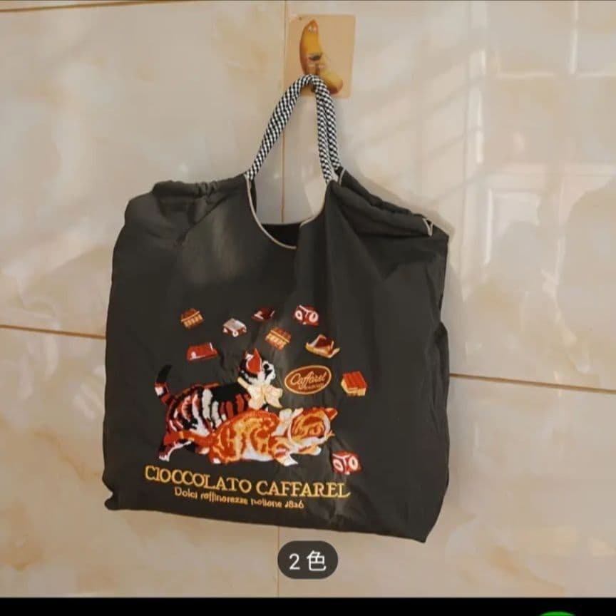 CIoccolato Caffarel カファレル エコバッグ 猫デザイン - メルカリ