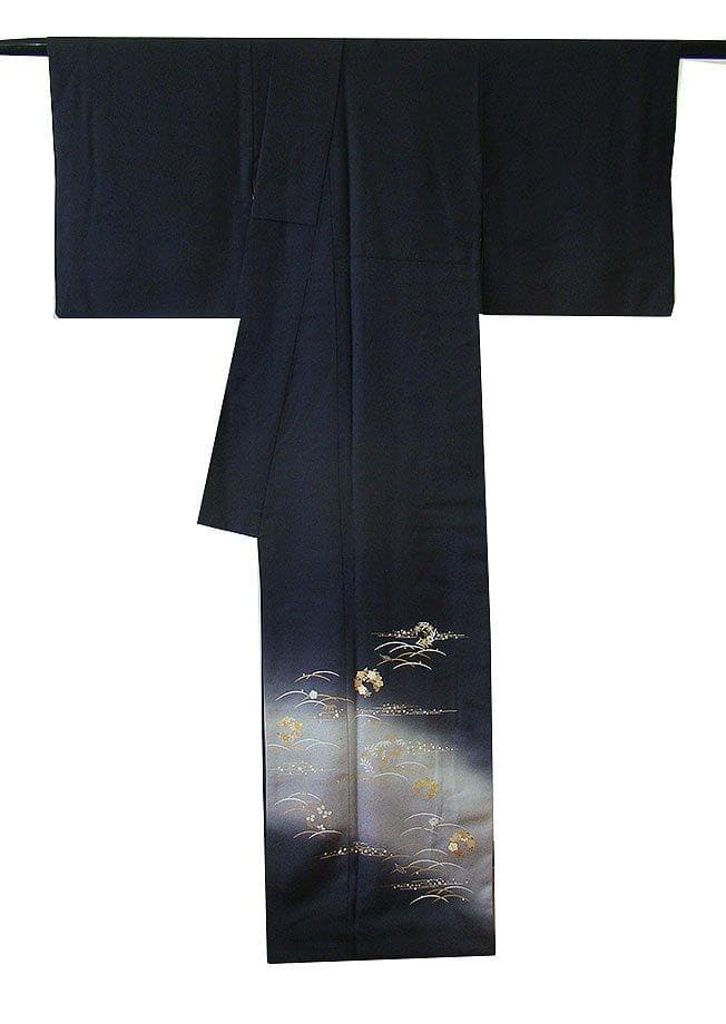 美品 極上縮緬地 金彩加工染 附下げ・訪問着（正絹）HH2198 - メルカリ