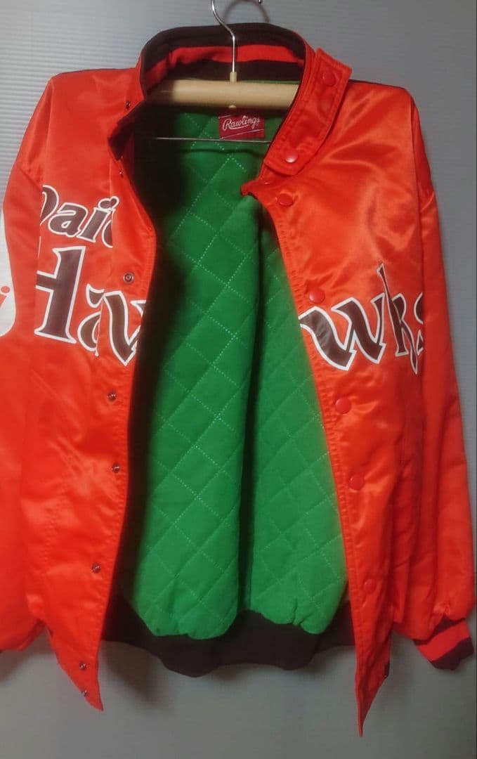 Daiei Hawks ボンバージャケット オレンジ - メルカリ