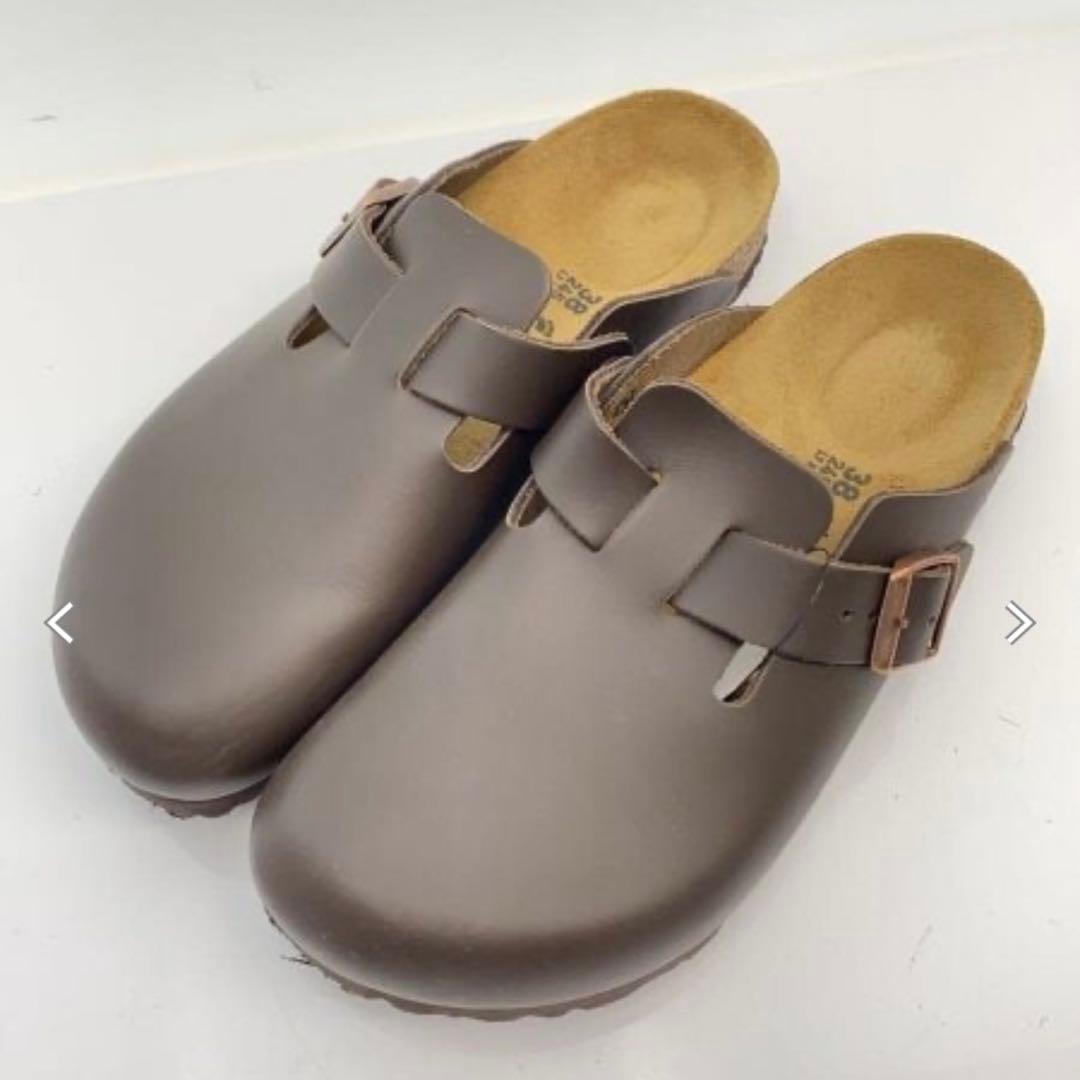 9292 BIRKENSTOCK ボストン レザー 茶 24.5cm