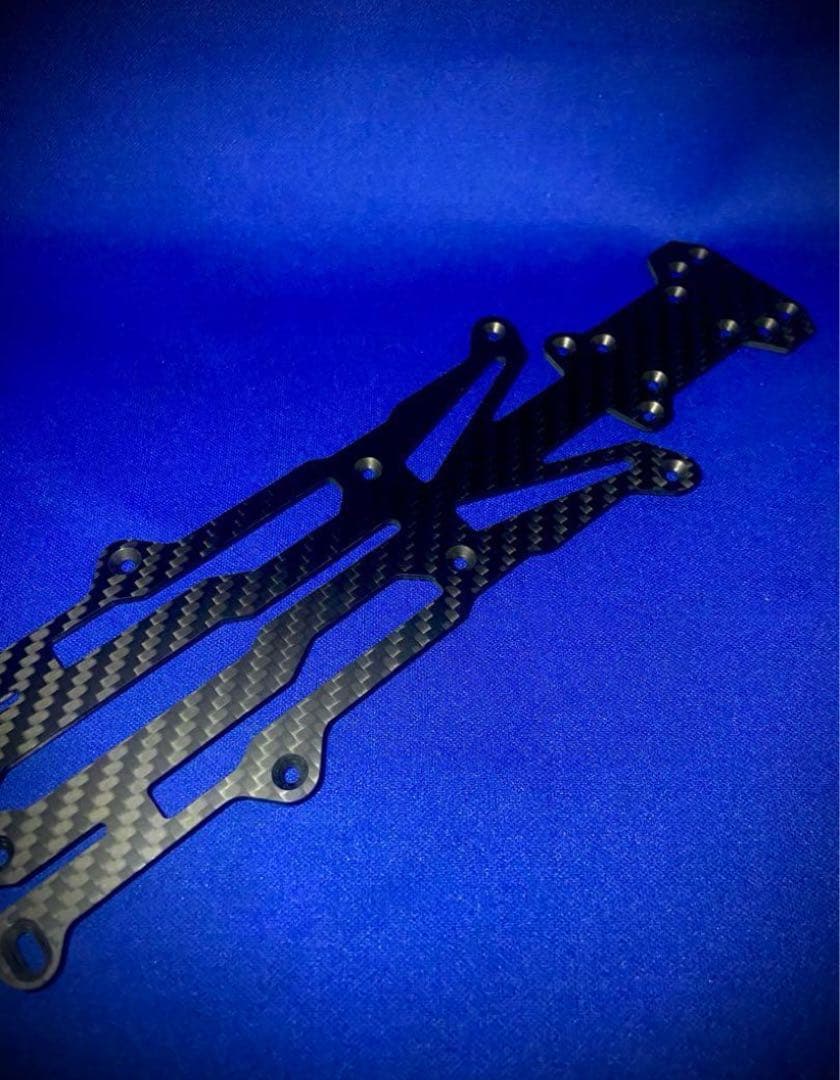 ヨコモ YD-2R用 ナローメインシャーシ 2.0㎜ 特注綾織 蕨山Carbon