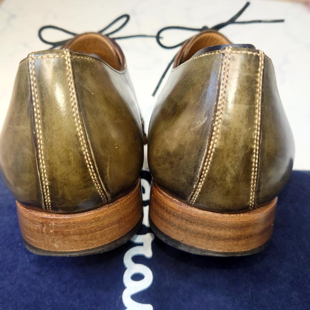 着用回数少ない ZENOBI パティーヌ ダークグリーン オリーブカーキ色