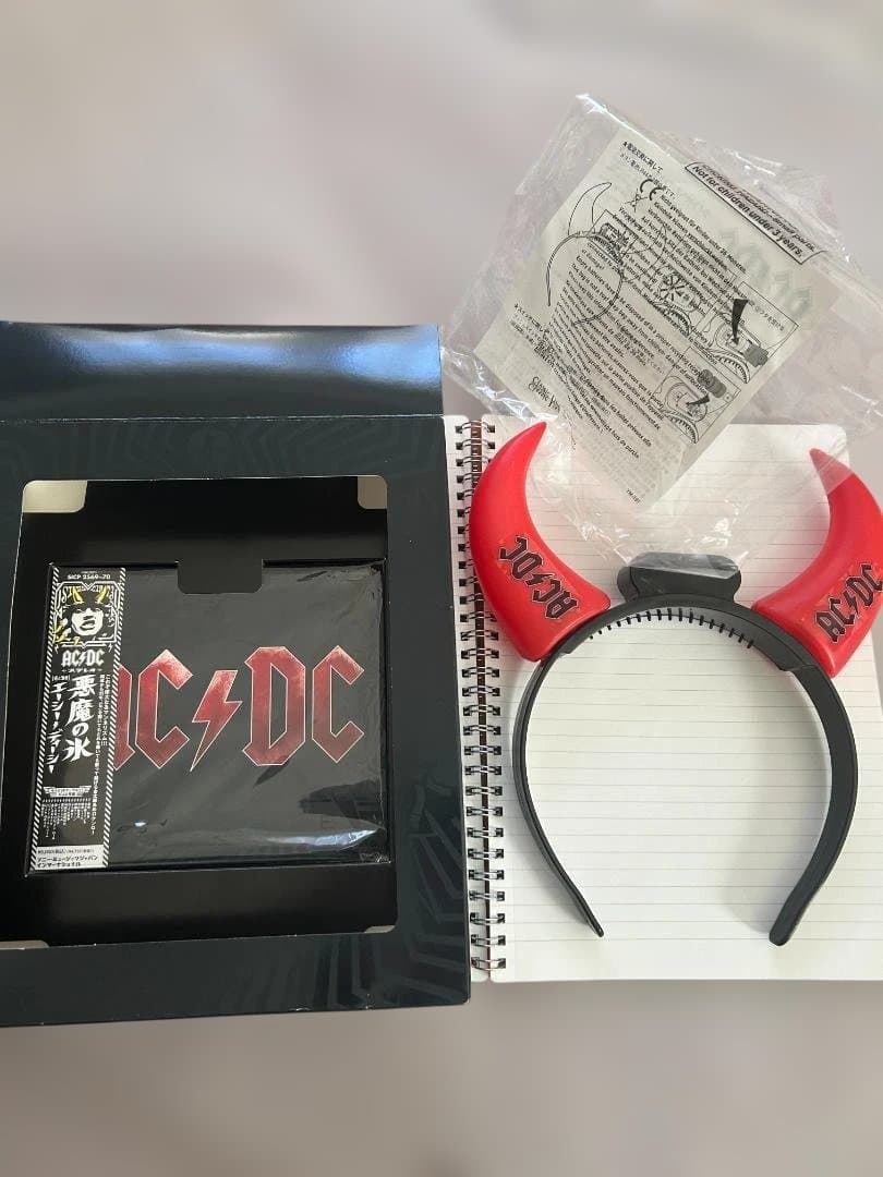 【超希少 来日記念限定“光る角”付】AC/DC /悪魔の氷/CD 悪魔の氷 