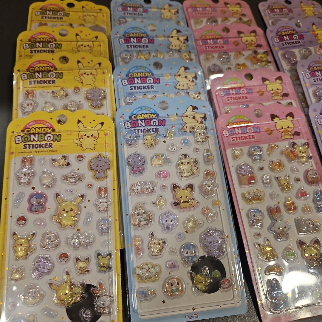 16枚 ポケモン ボンボンドロップ シール 韓国限定 正規品 - メルカリ
