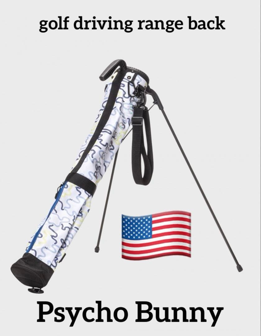 Psycho Bunny TECNO ART セルフスタンド バッグ Psycho Bunny（サイコバニー） セルフスタンドバッグ 4.5型 PBMG3SK2