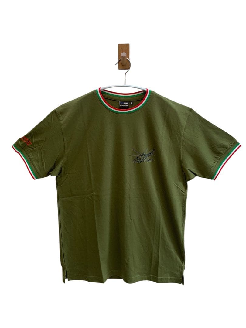 AW139 T シャツ&ワッペン Green Eyed Monster 】4th Anniversary ロゴ刺繍ワッペンTシャツ<BR