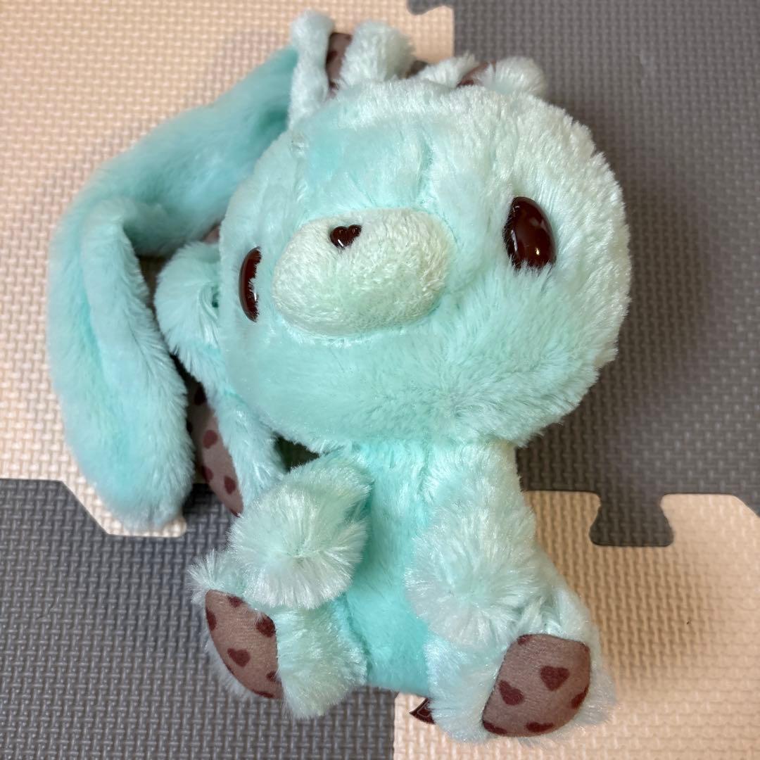 汎用うさぎ ぬいぐるみ プライズ ミントカラー チョコミント 汎用うさぎチョコミントカラー ぬいぐるみストラップ 第2回