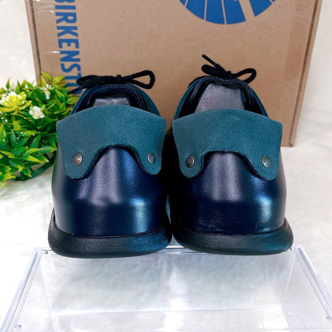 ほぼ新品】ビルケンシュトック モンタナ 38 ネイビー スエード レザー