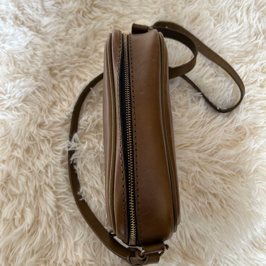 レア美品】HERZヘルツ CP 35 ふっくらショルダー グリーンベージュ