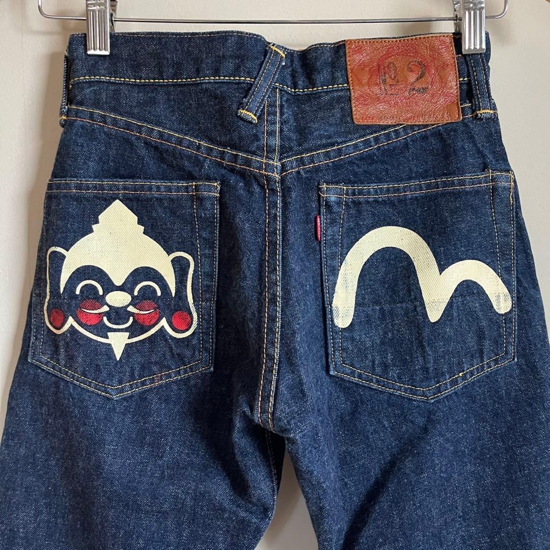 EVISU デニムパンツ ジーンズ かもめ エヴィス顔 希少24-35 No.2