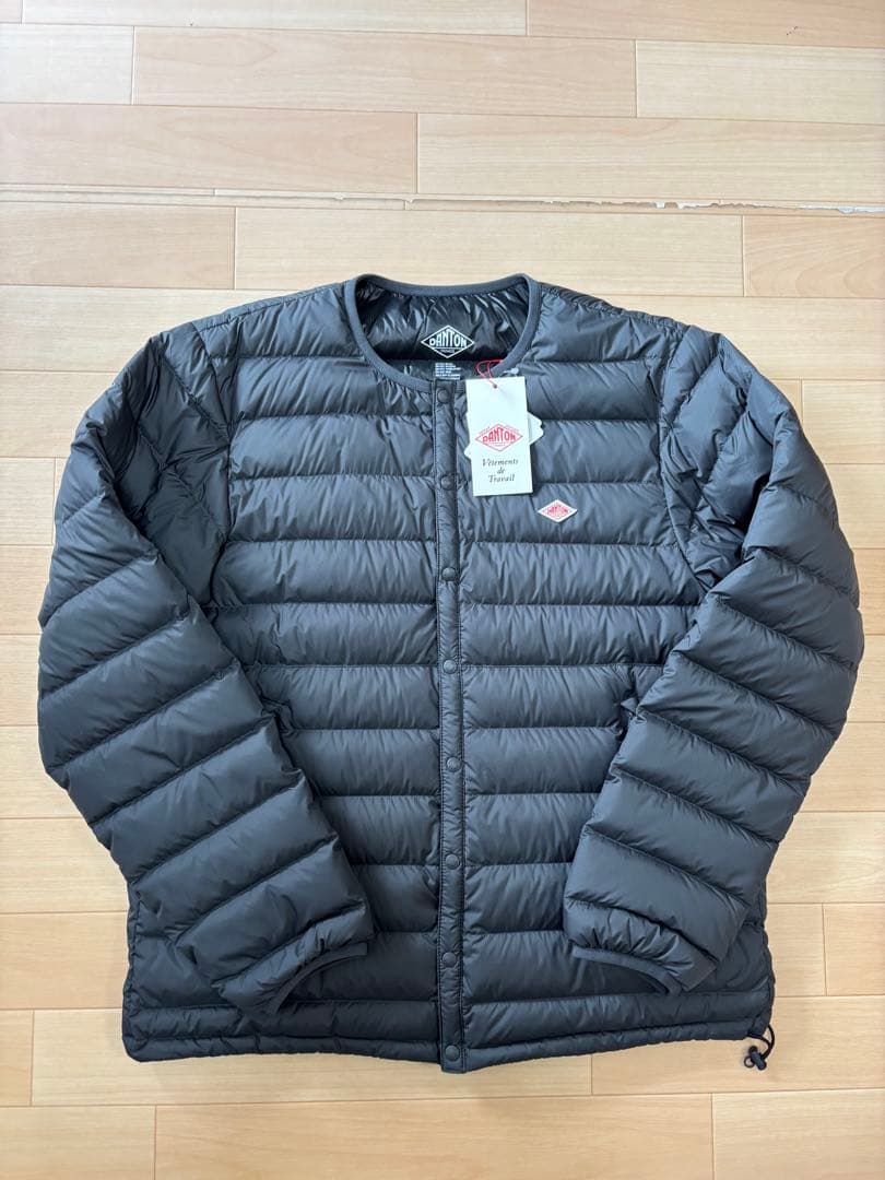 ダントン クルーネック インナーダウン ジャケット 新品未使用品 メンズM DANTON / メンズ クルーネック インナー ダウン ジャケット（ダウン