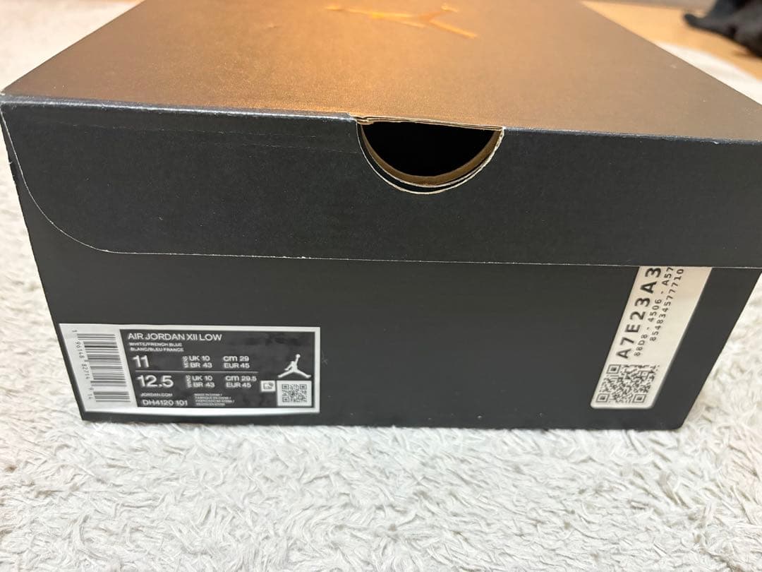 ジョーダン12 low ゴルフ 29.0cm FRENCHBLUE