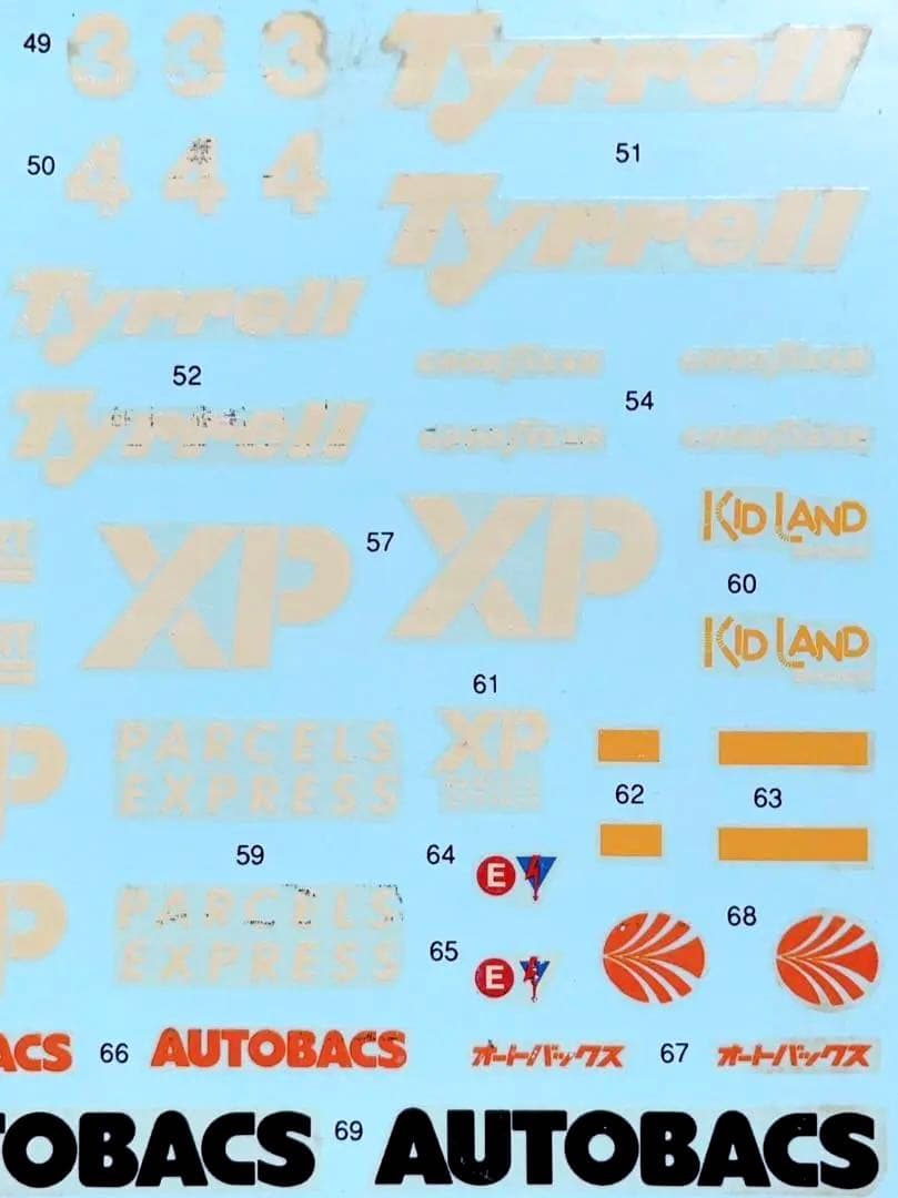 良状態 当時モノ WAVE/モデラーズ 1/24 ティレル・フォード 018 - メルカリ