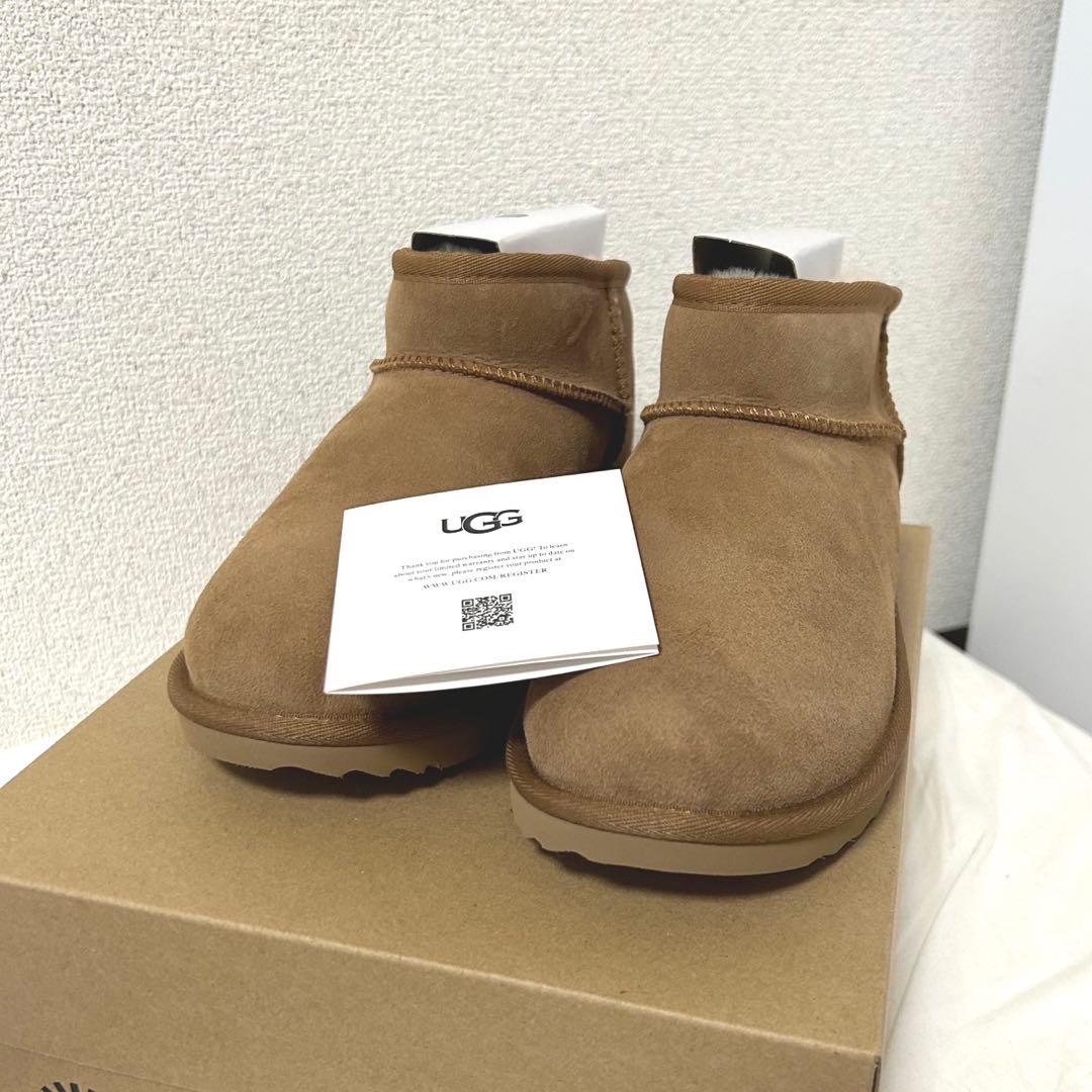 値下げしました】UGG クラシック ウルトラ ミニ チェスナット - メルカリ
