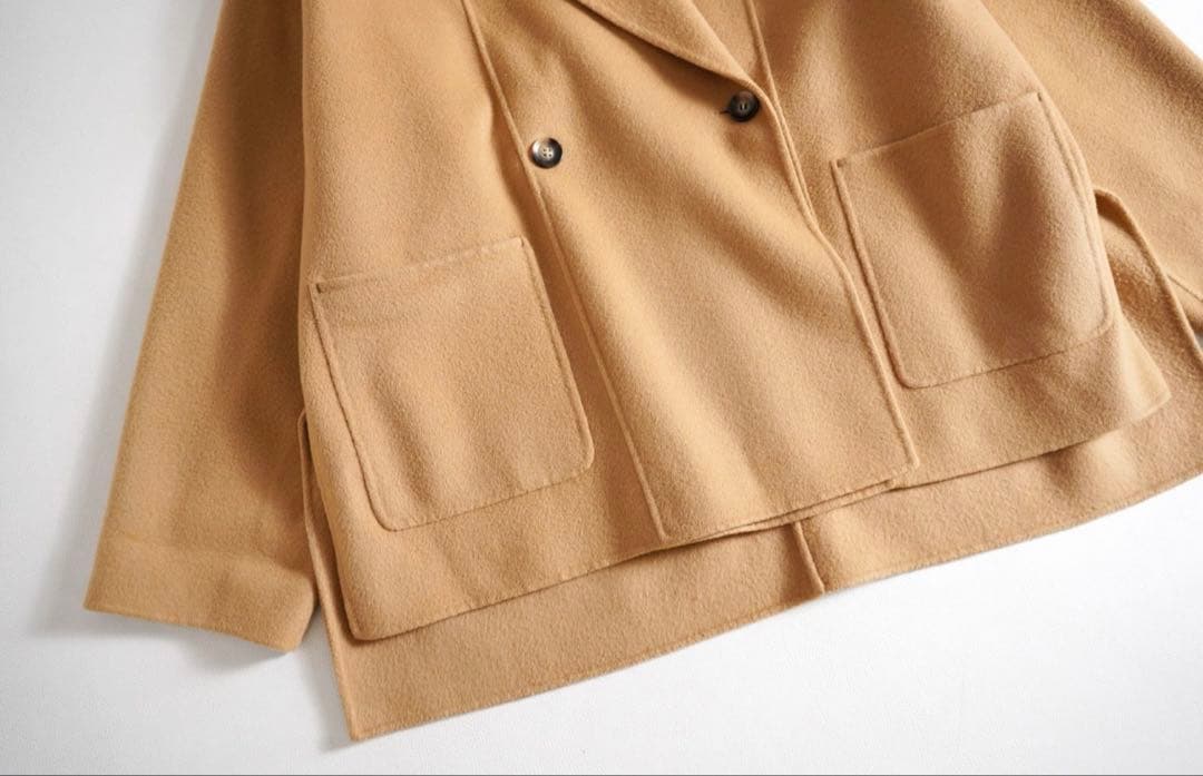 美品 ⭐︎BABYLONE ウールリバーミドルコート ジャケット ベージュ