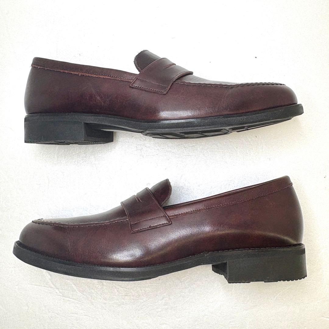 人気モデル ASICS RUNWALK 本革 ローファー 25.5cm