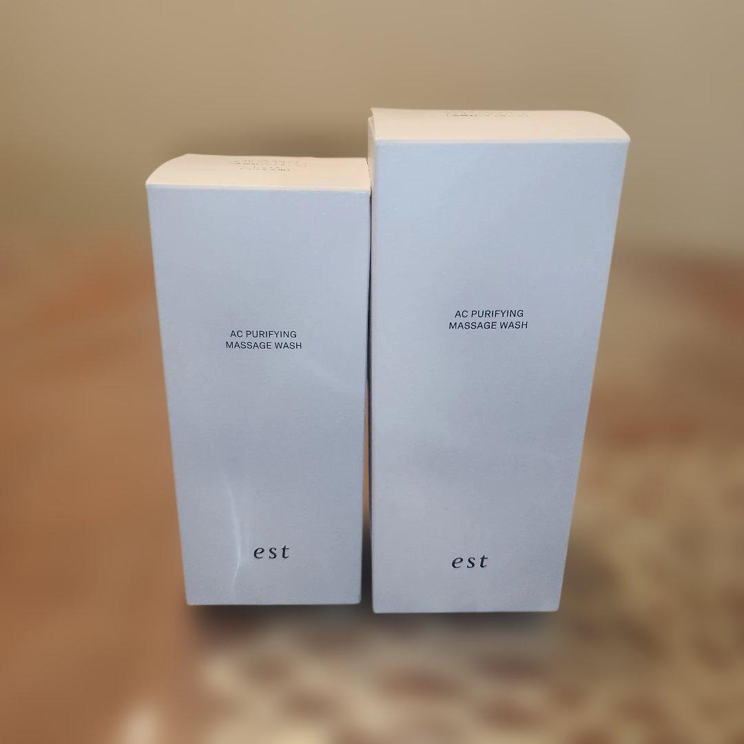 【新品未開封】エスト AC ピュリファイ マッサージウォッシュ 本体+レフィル