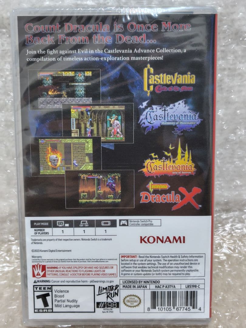 未使用】SWITCH キャッスルヴァニア アドバンス コレクション - メルカリ