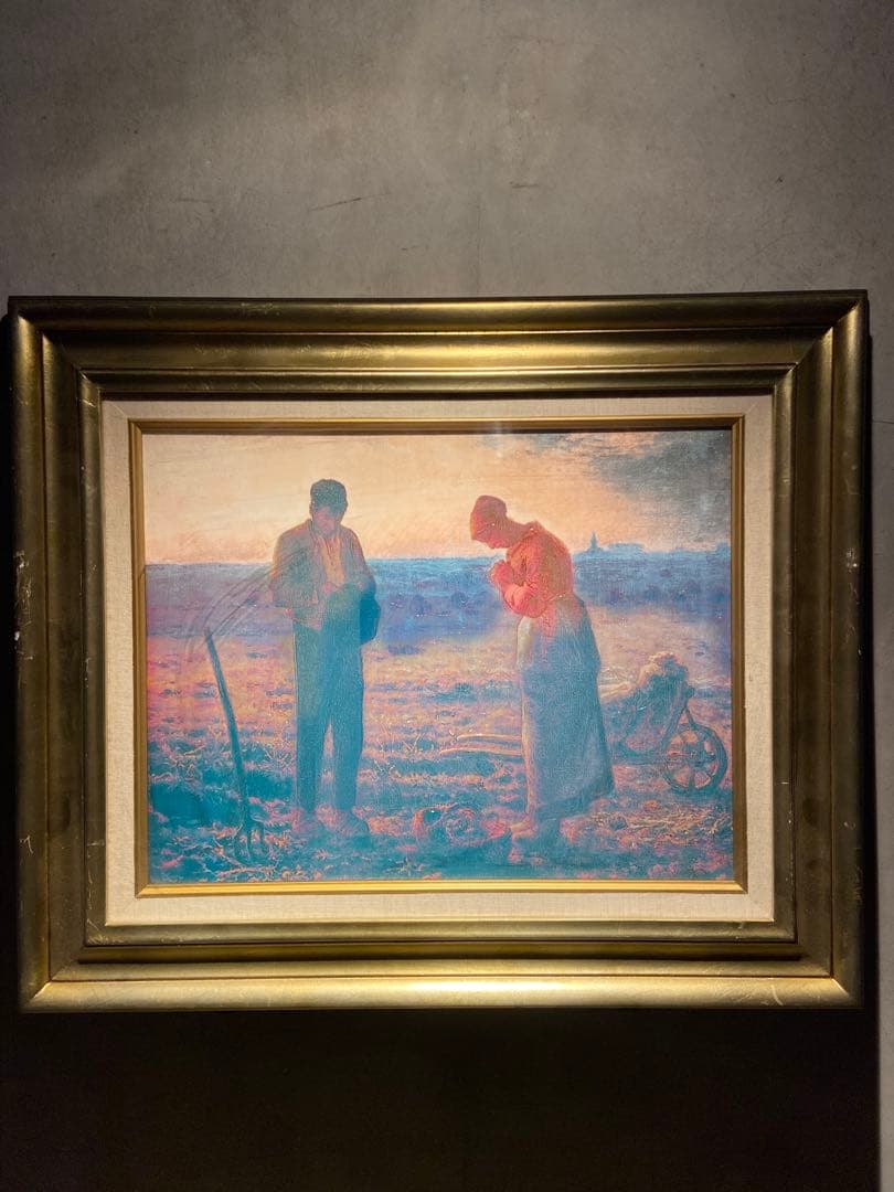 Jean-François Millet【晩鐘】 Amazon.co.jp: Jean Francois Milletジャン＝フランソワ・ミレー絵画