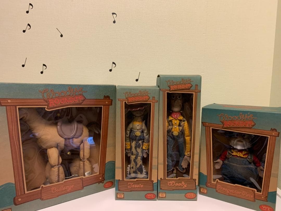 ヤングエポック社/トイストーリー ラウンドアップ 4体/セピアカラー