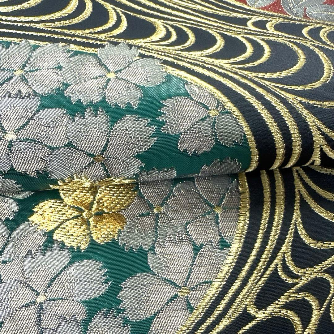 帯6322 ○中村乃武夫 高級 正絹 六通 袋帯 - メルカリ